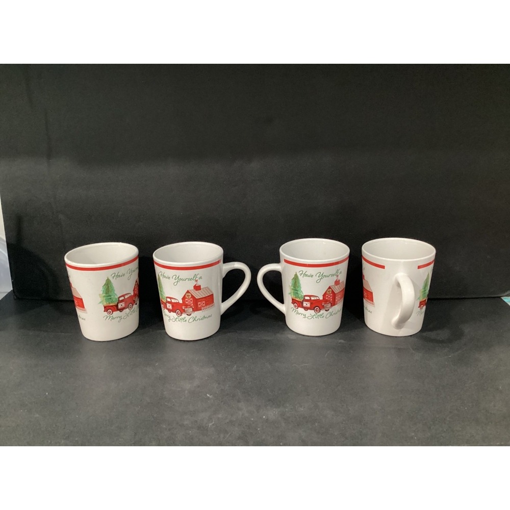 Red Truck- Royal Norfolk- "Have Yourself a Merry Little Christmas" Coffee Mug